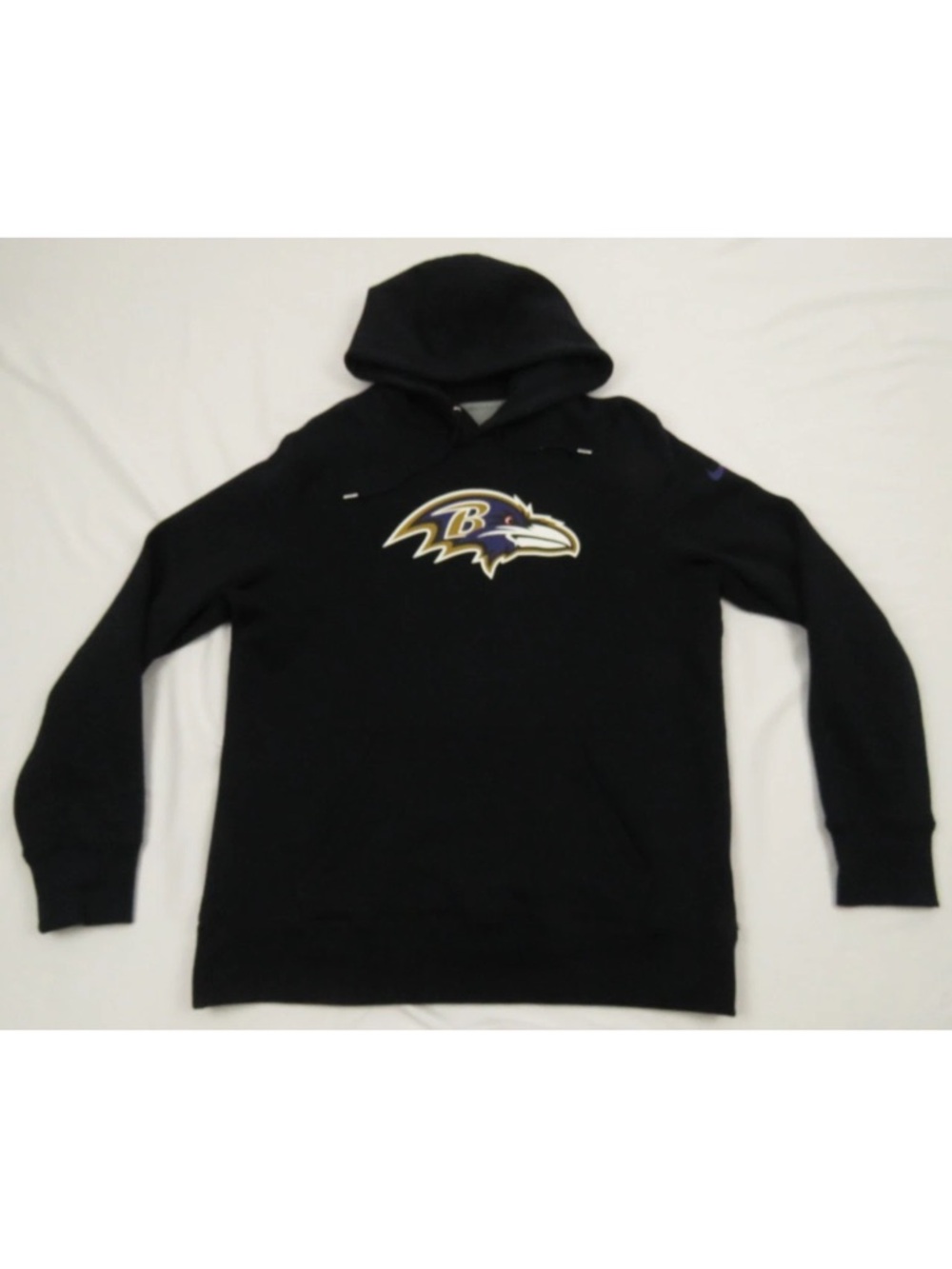 Baltimore Ravens Football NFL Nike Black Pullover Hooded Sweatshirt Jacket L